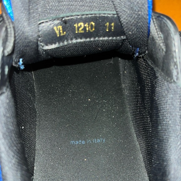 Louis Vuitton Trainer VL1210/US11 Black Royal Blue (2021) Virgil Abloh - Picture 4 of 4